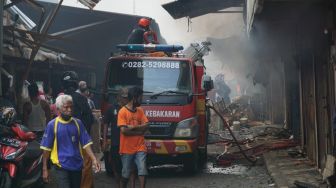 Pasca Terbakar 12 Jam, Begini Kondisi Pasar Induk Kroya di Cilacap