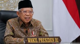 Malam Tahun Baru, Wapres Maruf Amin Gelar Istigasah