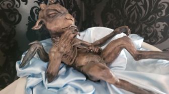 Kuil Setan Pajang Patung Bayi Baphomet di Gedung Capitol Menjelang Natal