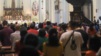 Gereja Katedral JakartaCuma Tampung 50 Persen Jemaat di Perayaan Natal Tahun Ini, Begini Alasannya