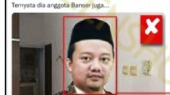 CEK FAKTA: Beredar Foto Pelaku Predator Seks Herry Wirawan Pakai Jaket Banser, Bernarkah?