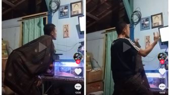 Viral Video Pria Nonton Piala AFF sambil Berdoa, Warganet Dibuat Salfok dengan Bacaannya