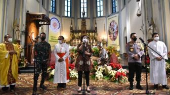 Ikut Pantau Ibadah Natal di Gereja, Puan Maharani: Covid-19 Tak Kurangi Kekhidmatan