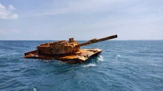 Misterius Penemuan Tank di Perairan Bintan Kepri, TNI AL: Sedang Diselidiki
