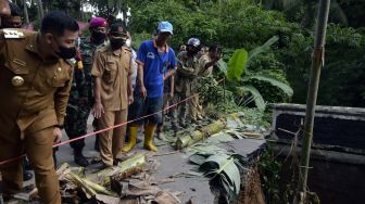 Jembatan Way Gebang yang Ambles Segera Diperbaiki, Pemprov Lampung: Kita Lihat Statusnya