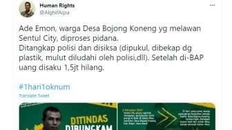 Alghiffari Aqsa: Ade Emon Warga Yang Lawan Sentul City Diproses Pidana dan Disiksa