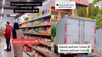 Video saat Tanya Parfum ke Cowok Viral, Cewek Ini Dikirimi Parfum Se-Truk dari Pabriknya