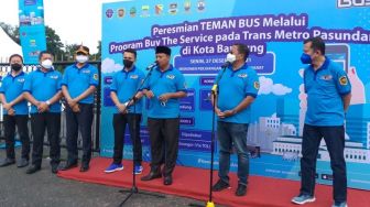 Sah! Bus Trans Metro Pasundan Beroperasi untuk Wilayah Bandung Raya