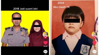 Beda Usia Pasangan Ini Bikin Warganet Syok: Putus Asa Nunggu Jodoh Ternyata Masih TK