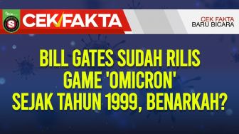 INFOGRAFIS : Bill Gates Sudah Rilis Game 'Omicron' Sejak Tahun 1999?