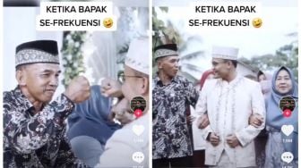 Ditonton 15 Juta Kali, Momen Kocak Pengantin Pria dan Sang Ayah Sukses Bikin Warganet Iri