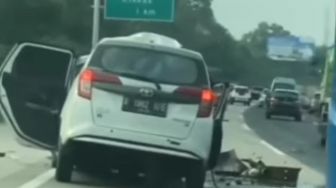 Breaking News! Kecelakaan Tunggal di Tol Jagorawi, Satu Tewas