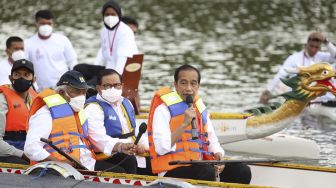 Presiden Joko Widodo Resmikan Bendungan Ladongi di Kolaka Timur