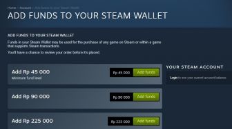 Perhatian Gamers, Cara Top Up Steam Wallet