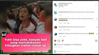 Viral, Gadis Cantik Diduga Nangis Sesenggukan Dukung Timnas Indonesia: Mau di Bahu Saya?