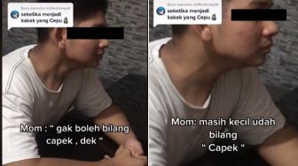 Viral Anak Laki-lakinya Menangis Sesenggukan, Omongan Ibu ini Tuai Perdebatan