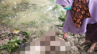 Lagi Basuh Kaki di Sungai, Petani di Lamongan Nemu Mayat Bugil Jempolnya Hilang Separuh