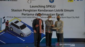 Sudah Ada SPKLU Pertama di Kalimantan Barat, Hasil Kolaborasi PLN-Mall Gaia