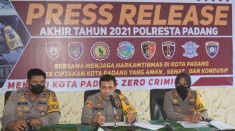 Sepanjang 2021, Angka Kriminalitas di Kota Padang Menurun