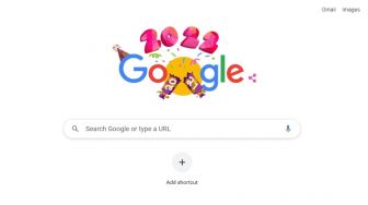 New Year&#039;s Day 2022: Animasi Menggemaskan Hiasi Google Doodle di Hari Pertama Tahun Baru