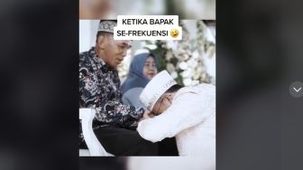 Kocak! Momen Sungkeman Gagal Haru Gegara Kelakuan Ayah dan Pengantin Pria