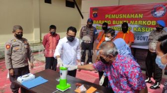 Sabu Seberat 63 Gram Diblender Polres Bontang, Nilainya Capai Rp 100 Juta