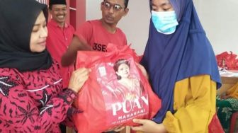 Setelah Sidoarjo, 10 Ribu Paket Sembako Gambar Puan Digelontor ke Seluruh Daerah di Madura