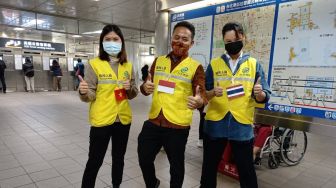 Tahun Baru di Taiwan, Warga Indonesia Jadi Pemandu Multibahasa di MRT