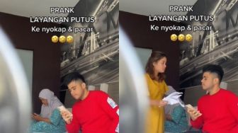 Cewek Prank Layangan Putus ke Pacar dan Emak, Reaksi Polos Emaknya Jadi Sorotan