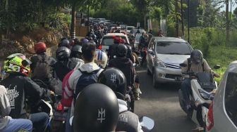 Libur Tahun Baru, Kawasan Wisata Lembang Dipadati Pengunjung