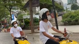 Viral Cowok Naik Motor 'Minion', Warganet Ngakak: Ramah Buat Kaum Jomblo