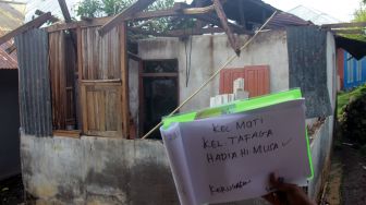 Enam Rumah di Ternate Rusak Akibat Diterjang Angin Puting Beliung