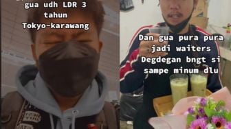 LDR 3 Tahun, Pria Ini Kejutkan Pacarnya di Kafe, Aksi Romantisnya Ditonton 11 Juta Kali