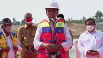 Mampu Mengairi 650 Hektar Sawah, Bendungan Randugunting Diresmikan Presiden Jokowi