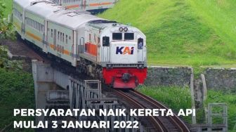 Syarat Naik Kereta Api Mulai 3 Januari 2022, Termasuk untuk Balita