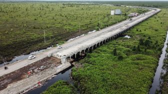 Pembangunan Jembatan Layang di Jalan Trans Kalteng