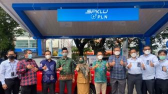 Luncurkan SPKLU Kedua di Sulawesi Selatan, PLN Terus Kampanyekan KBLBB