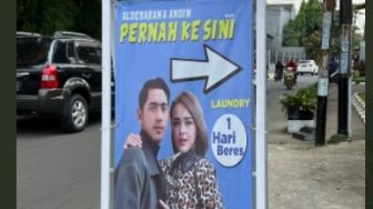 Pasang Foto Aldebaran dan Andin, Promosi Laundry Bikin Publik Kesal: EBL Emosi Banget Loh