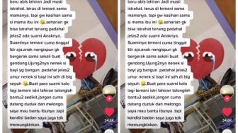 Tega! Istri Baru Melahirkan, Suami Hanya Cuek sampai Sang Nenek Harus Turun Tangan