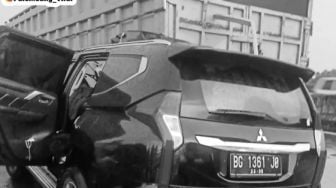 Lakalantas di Tol Palembang-Lampung, Supir Pajero Tewas di Tempat