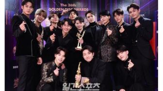 Bawa Pulang Dua Tropi, SEVENTEEN Berhasil Menangkan Golden Disc Awards 2022