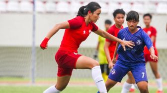 Lakoni Debut Starter, Bek Timnas Wanita Indonesia Shalika Aurelia Bermain 90 menit di Roma CF