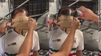 Menutupi Kepala Botak Pria Ini Punya Cara Ekstrem Pakai Pilok, Hasilnya Membagongkan