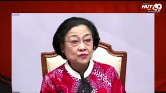 Momen Megawati Sapa Ahok di HUT PDIP ke-49: Ada Sahabat Saya