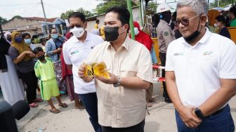 PTPN III Gelar Operasi Pasar Minyak Goreng, Erick Thohir: Ringankan Beban Masyarakat