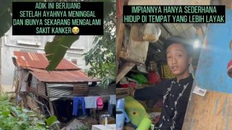 Ayah Meninggal dan Ibu Sakit Kanker, Kondisi Rumah Anak Ini Mengiris Hati