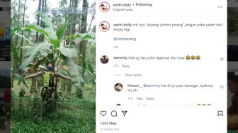 Viral Video Pria Berseragam Satpam Menari di Bawah Pohon Pisang Diiringi Lagu India