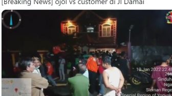 Ramai Massa Ojol Geruduk Rumah Customer di Jalan Damai, Begini Penjelasan Polisi