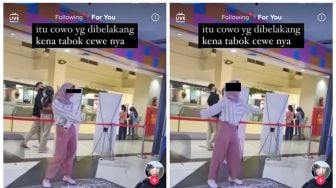 Kocak! Ketahuan Lihat Cewek Joget di Mall, Cowok Ini Auto Ditampar Sang Pacar