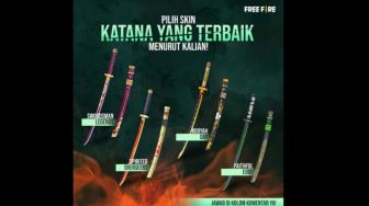 Cara Mendapatkan Skin Katana Langka Gratis di Free Fire